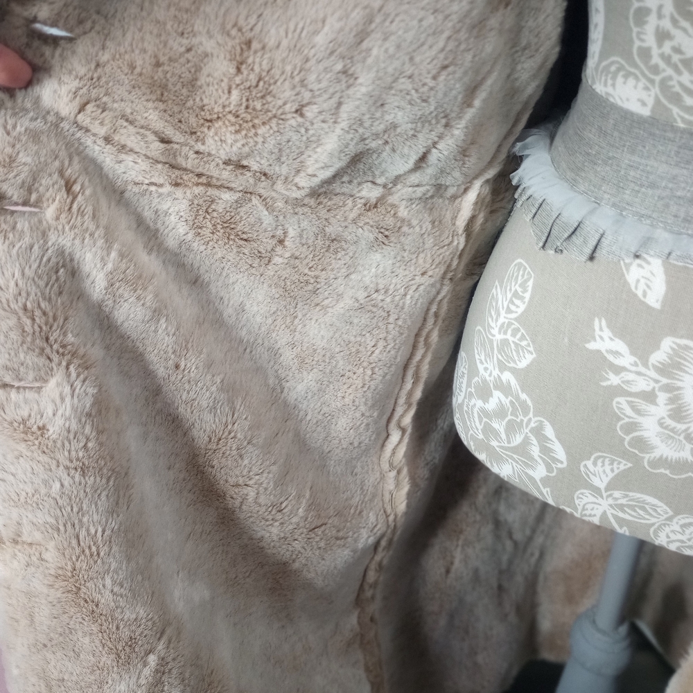Brandon Thomas Cream Tan Trench Coat - Picture 5 of 13